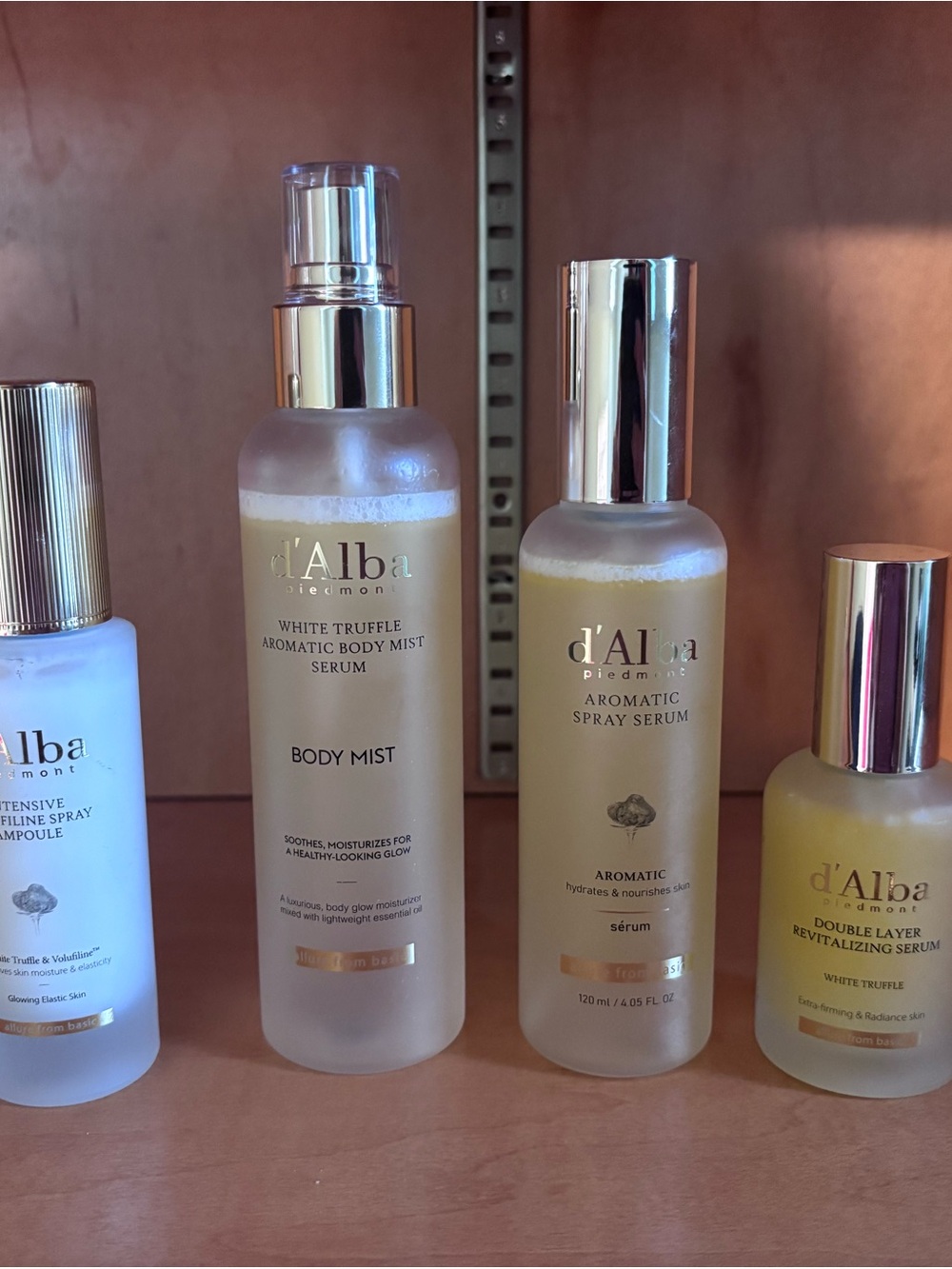 Alba White Truffle Aromatic Body Mist & Spray Serum — Gold